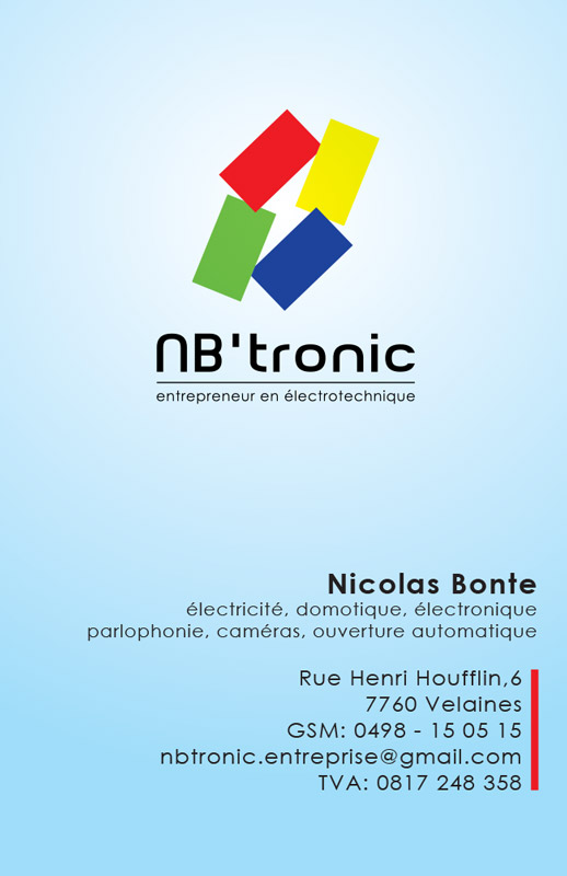 logo et charte graphique pour NB'tronic